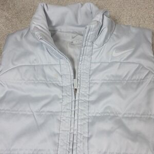 Nike Repel Puffer Vest Womens‎ XL Pure Platinum Classic Golf Full Zip Insulated
